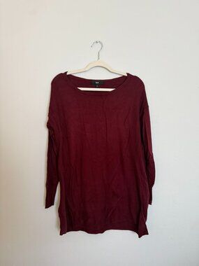 Maroon Oversized Sweater - L